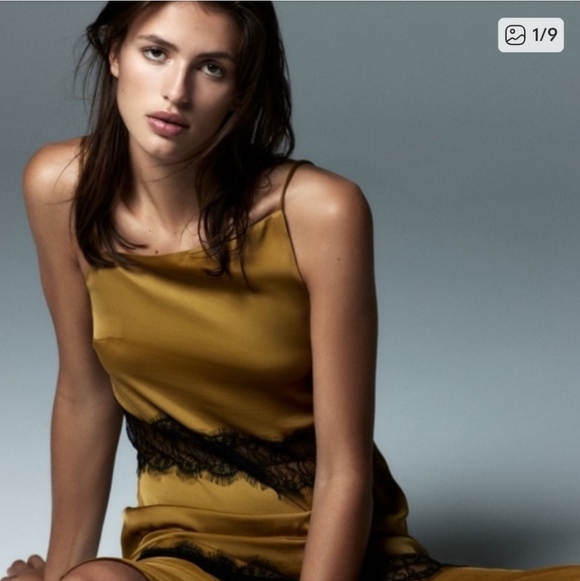 Zara NWTs Satin Slip Dress - Picture 11 of 12